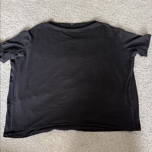 lululemon athletica Black Back in Action Top